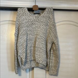 Cozy Gray Knit Sweater